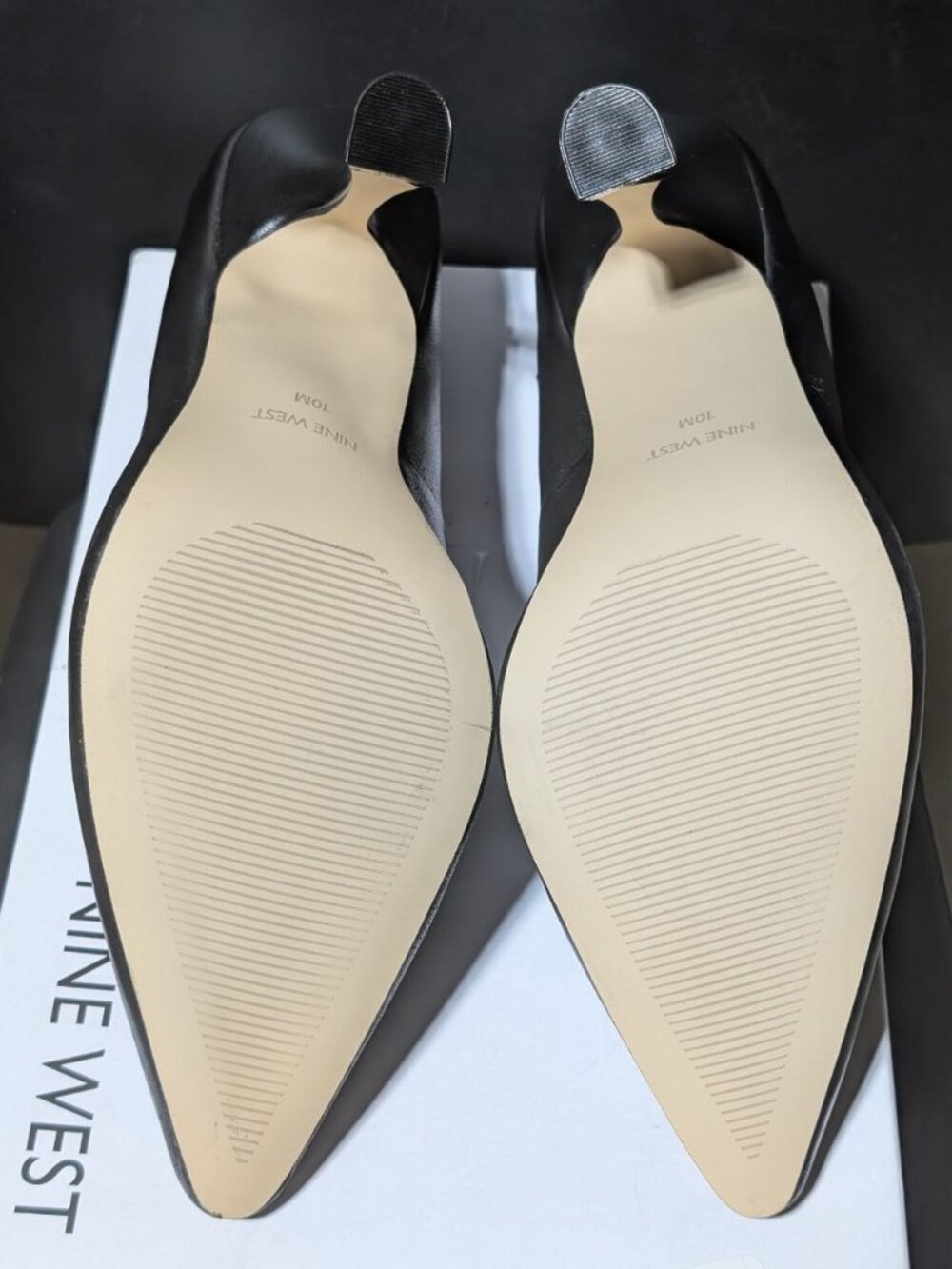 Nine West Vylot Pointy Toe Pumps Black US Size 10 - Picture 5 of 10